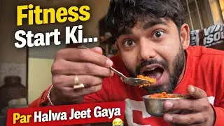 Fitness Start Ki&hellip; Par Halwa Jeet Gaya 😂 | Gym + Diet Reality Vlog