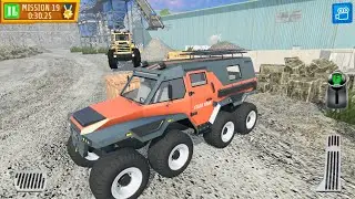8X8 Wheeler Powerful Car Driving Mines- Quarry Driver 3: Giant Trucks [ 4K 60 FPS ]