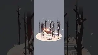 Mystical Deer - 3D Modeling #3danimation #blender3dmodel #3ddesign #blender3d