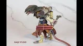 RAGE STUDIO SAMURAI FORCE MASTER / SPLINTER action figure review