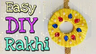 Easy DIY Rakhi at Home | How to make Rakhi at Home | Easy Rakhi Tutorial |#DIYCrafts #Adritihome