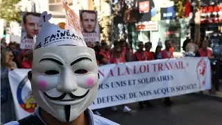 France: Unions stage fresh protests over labour law reform