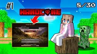 Creating a Fresh Hardcore World ! | Minecraft Hardcore Live | ishu568 | Day 1