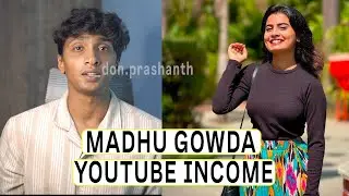 Madhu Gowda vlogs | YouTube Income..?| #kannadacontentcreator #youtubeincome #makemoneyonline