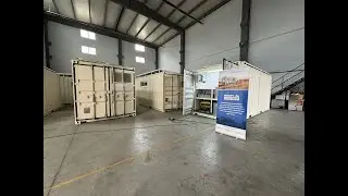 Clinic Container with Solar Panel