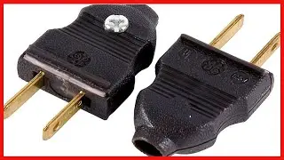 Great product -  GE Extension Cord Plug Replacement, 2 Pack, Polarized, 2 Prong, 125VAC/15A UL Liste