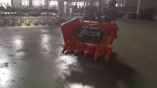 Testing of Mini Combine Harvester   TNS Agriculture Machinery