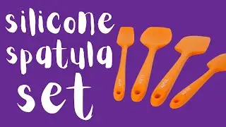 The Zulay Kitchen Silicone Spatula Set! | On Amazon