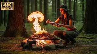 Grilling Giant Monsters in the Jungle: Catch, grill, and bacon-wrap right in the wild