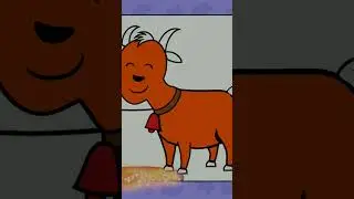 coloring goat #coloring #cute #kidsvideo #goat #shaunthesheep #short #shortvideo