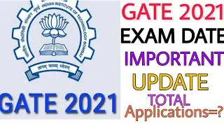 GATE 2021 || EXAM DATE AS FIXED