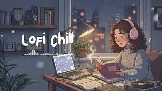 Rainy Balcony Lofi: Urban Garden Study Vibes under Soothing Night Drips