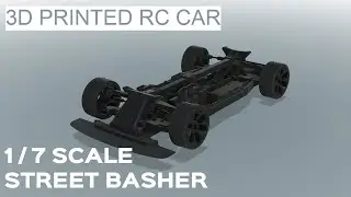 3D printed RC car 1/7 street basher