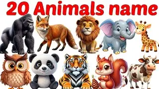 Animals Name 🐯🐕| Animals Name in Bengali to English With Pictures | Animals Name for Kids | Animals