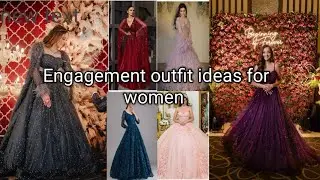 Engagement outfits ideas for indian bride / Wedding reception dresses for women @Richafashionstyle 