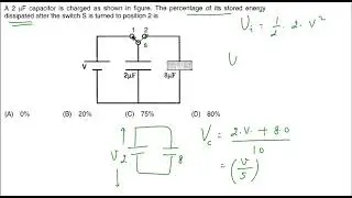 energy loss in capacitor numerical