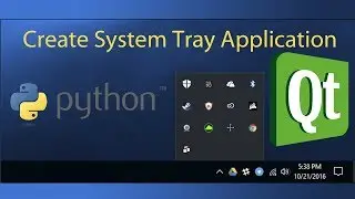 Create System Tray Application using Python and Qt