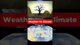 Weather ⛈️ Vs Climate | What is the difference? Geography #shortvideo #geography #climate