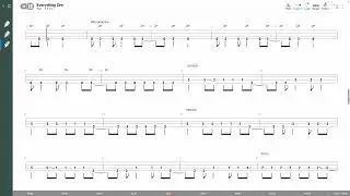 Bush - Everything Zen (BASS TAB PLAY ALONG)