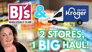 BJ&rsquo;s + Kroger Haul 🛒 Family Grocery Restock + Taste Test (What $275 Gets You!)