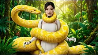 Caught by a Giant Yellow Python! Robot Survival Nightmare (Part 2)