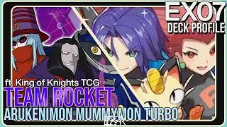 Arukeni-Mummymon Team Rocket Beelstarmon [Digimon TCG EX07 Deck Profile] ft. @Kingofknightstcg [SUB]