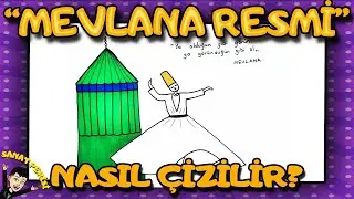 Mevlana Haftası Resim Çizimi - Kolay Mevlana Çizimi