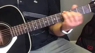R.E.M-Man On The Moon-Acoustic Guitar Lesson.