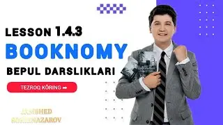 BOOKNOMY INGLIZ TILI DARSLARI | LESSON 1.4.3 #booknomy  #ingliz_tili