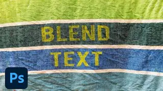 Blend Text on Any Surface in Photoshop