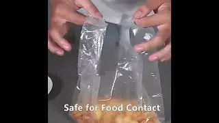 Custom Transparent  Recycled Clear Pe Shopping Package t Shirt ldpe plastic bag