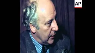 SYND 16/02/1971WEST GERMAN FOREIGN MINISTER WALTER SCHEEL ARRIVES IN NEW YORK
