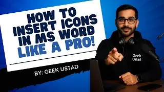 How to Insert Icons in MS Word Like a Pro! | Quick & Easy Guide (2025)