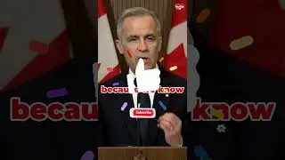 Carney Responds To Trump's Tariffs....#tariffs #shorts #canada #trump
