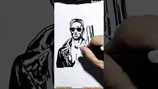 Desenhando o Exterminador - How to draw Terminator