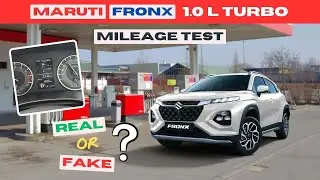 FRONX TURBO MILEAGE TEST | MARUTI SUZUKI | NEXA | HIGHWAY | DRIVE REVIEW |