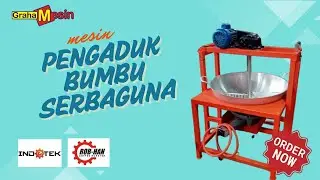 Terbaru Triall Mesin Pengaduk Bumbu Serbaguna Graha Mesin Malang#teknologitepatguna