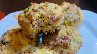 KETO/GLUTEN FREE SAVOURY MUFFINS