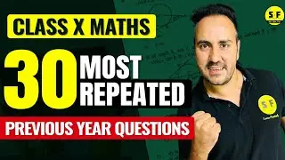 Most Important Repeated PYQs of Maths Class 10 Maths Boards Question with Ushank Sir Science and Fun