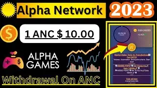 Alpha Network mining App New Update 🤑 1 ANC Coin $ 10.00 USD Confirm letest update