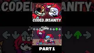 Coded Insanity - Scratch Aethos (PART 1) (canceled build | Conman) (FNF MOD) #shorts
