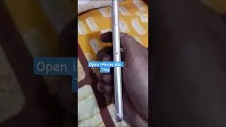 Open iPhone Sim Tray