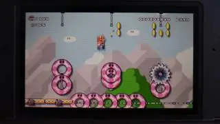 Nintendo Super Mario Maker 3ds Medal Challenge World 6-3 Walkthrough Gameplay part a & b