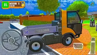 Utility Truck Driving & Parking | Truck Driver Depot Parking Simulator Mission 5 | Girish Plays