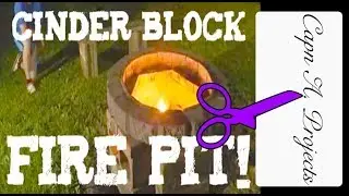 Super Simple CINDER BLOCK Fire Pit For Beginners CHEAP and EASY