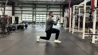 Lunge stop with cheat clean