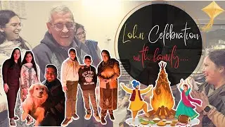 Punjabi Lohri 🔥 & Makar Sankranti🌾 Celebration at Home❤️|  Indian Festival Vlog✨