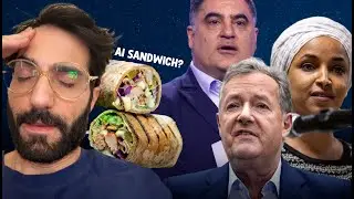 I Taste Lebanon's First A.I. Sandwich, Ilhan Omar Attacked, & Piers Morgan Reaction