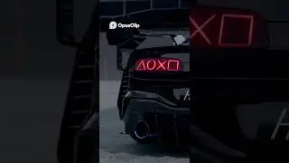 Custom Sports Car  Neon Lights & Wide Body Kit Will Blow Your Mind!
