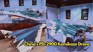 Китайский беспилотник-камикадзе PD-2900, похожий на иранский Shahed 136 с двумя двигателями, може...